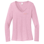 ZG104<br>District® Women’s  Perfect Tri® Long  Sleeve V-Neck Tee