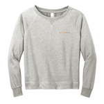 ZG119<br>District® Women’s Featherweight French Terry™ Long Sleeve Crewneck