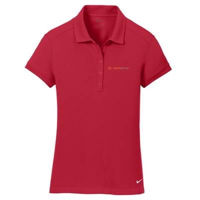 ZG113<br>Nike Ladies Dri-FIT Solid Icon Pique Modern Fit Polo