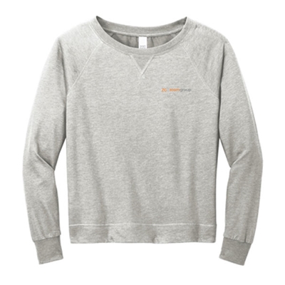 ZG119<br>District® Women’s Featherweight French Terry™ Long Sleeve Crewneck